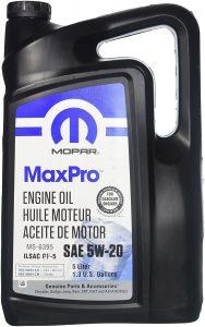 Mopar Genuine Maxpro SAE 5W-20 Motor Oil