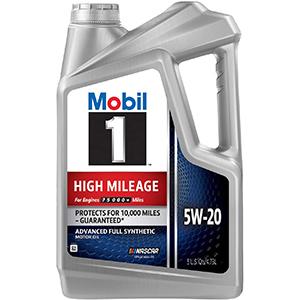 Mobil 1 High Mileage Advanced Full Synthetic 5W-20 Motor Oil