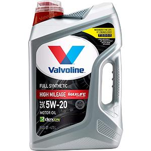 Valvoline Full Synthetic High Mileage 5W-20 Motor Oil