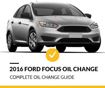 2016 Ford Focus Oil Change