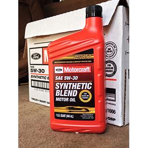 Motorcraft SAE 5W30 Synthetic Blend Motor Oil