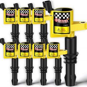 Bravex 8-Pack Straight Boot Ignition Coil