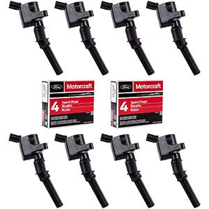 MAS Ignition Coil DG508 with Motorcraft Plugs SP479