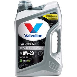  Valvoline Advanced Full Synthetic 0W-20 motor oil