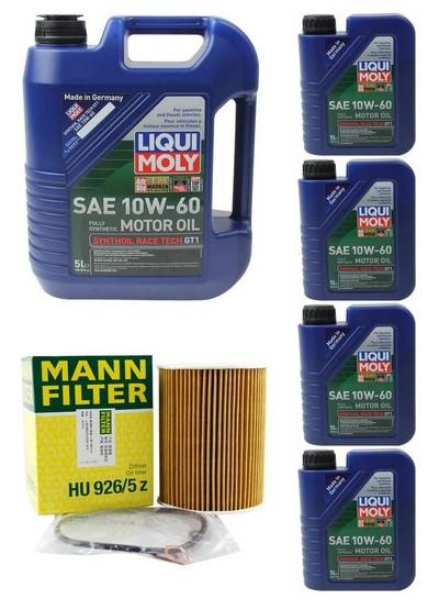 08-13 BMW M3 E90/ E92/ E93 4.0L OIL CHANGE KIT W/LIQUIMOLY 10W-60