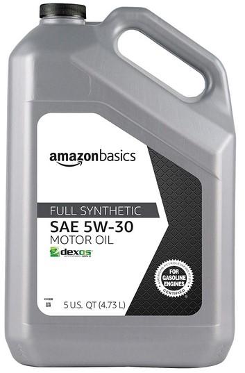 Amazon Basics Full Synthetic 5W-30 Motor Oil