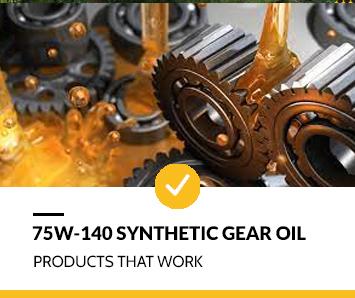 Best 75W-140 Synthetic Gear Oil