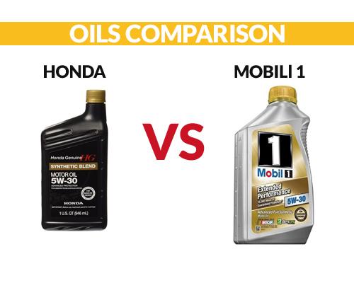Honda Synthetic Oil vs Mobil 1