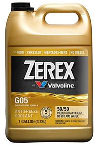 Zerex G05 Phosphate Free 50/50 Prediluted Ready-to-Use Coolant