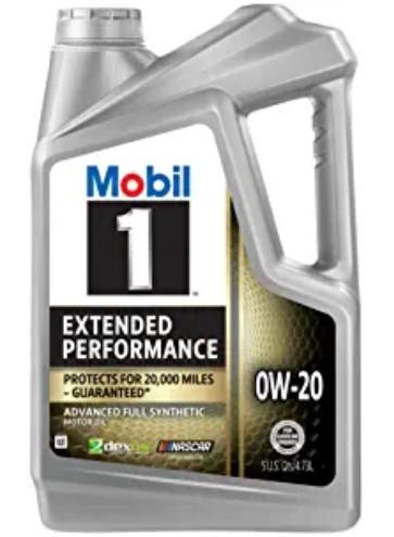 Mobil 1 Extended Performance Full Synthetic Motor Oil 0W-20