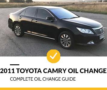 Toyota Camry Oil Change Cost