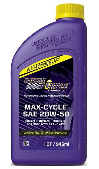Royal Purple Max-Cycle 20W-50 High Performance Synthetic Motorcycle Oil