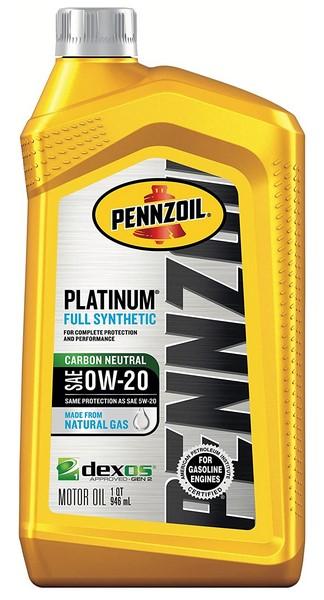 Pennzoil Platinum Full Synthetic 0W-20 Motor Oil