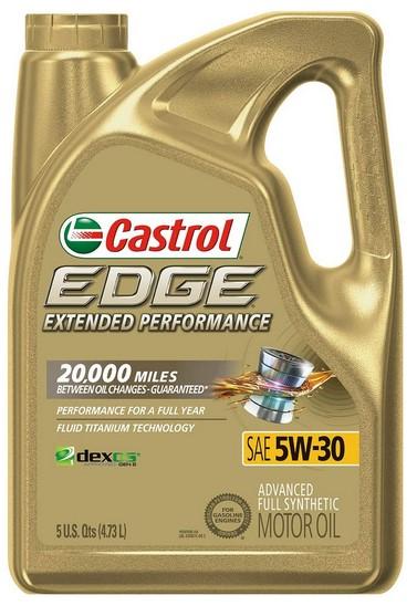 Castrol Edge 03087 Extended Performance 5W-30 Synthetic Motor Oil