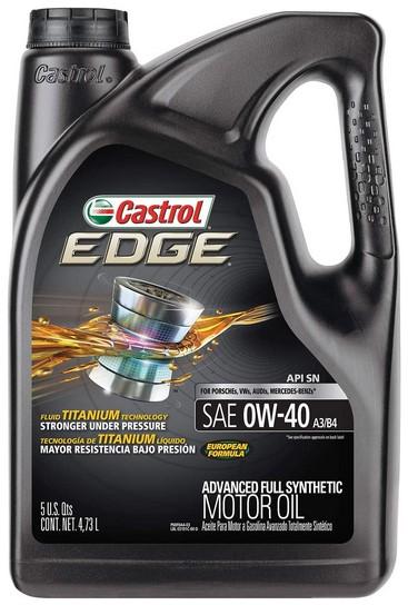 Castrol EDGE 5W-20 03083 Advanced Full Synthetic Motor Oil