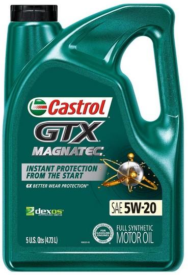 Castrol GTX MAGNATEC 03063 5W-20 Full Synthetic Motor Oil