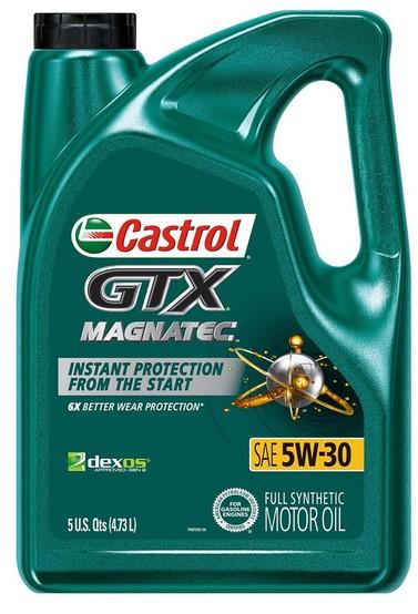 Castrol GTX MAGNATEC 5W-30 Full Synthetic Motor Oil