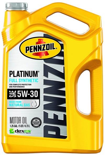 Pennzoil 550046126-3PK Platinum Full Synthetic 5W-30 Motor Oil
