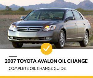 2007-toyota-avalon-oil-change