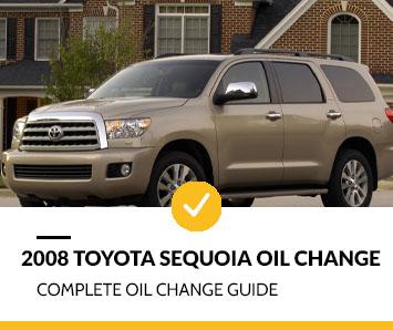 2008 Toyota Sequoia Oil Change - DAVES OIL CHANGE