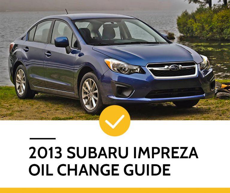 Oil For 2013 Subaru Impreza