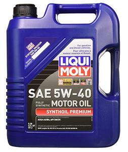 Liqui Moly Premium 5W-40 Synthetic Motor Oil