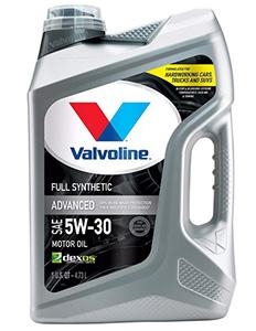 Valvoline Advanced Full Synthetic SAE 5W-30 Motor Oil