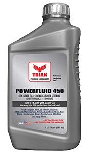 Triax Powerfluid 450 Full Synthetic Power Steering Fluid