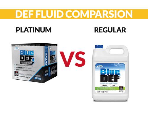 Blue DEF Platinum vs Regular